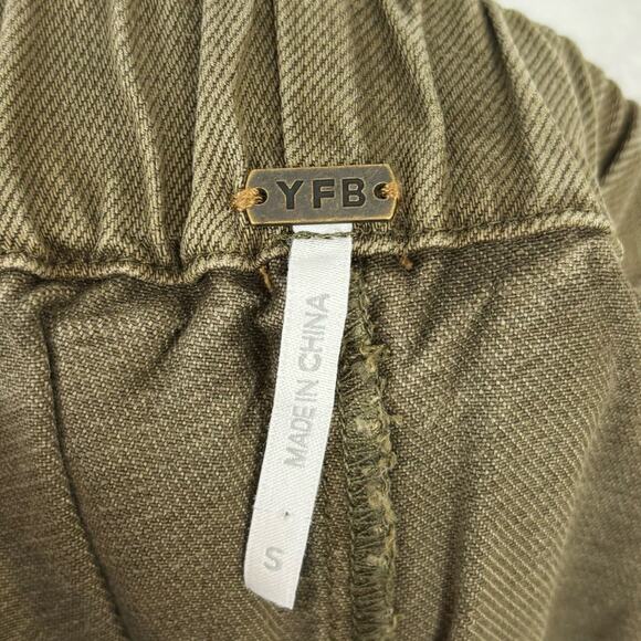 Young Fabulous & Broke YFB Army Green Cargo Straight Leg Pants Size Small - Picture 3 of 4